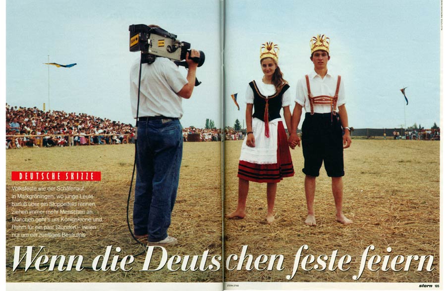 Publikation im STERN 1992 - 
deutsche volksfeste
 