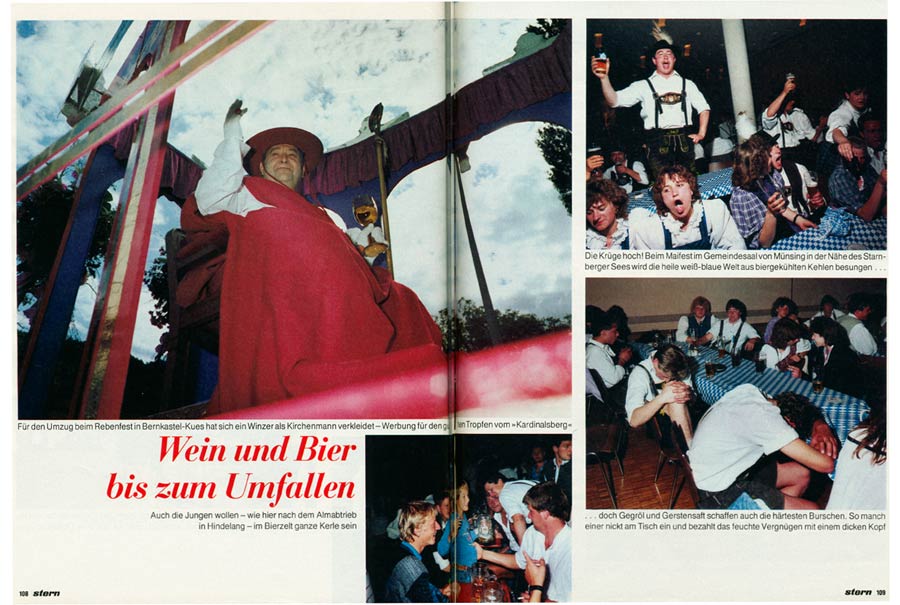 Publikation im STERN 1992 - 
deutsche volksfeste
 